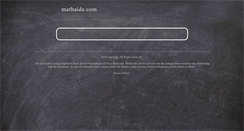 Desktop Screenshot of mathaide.com